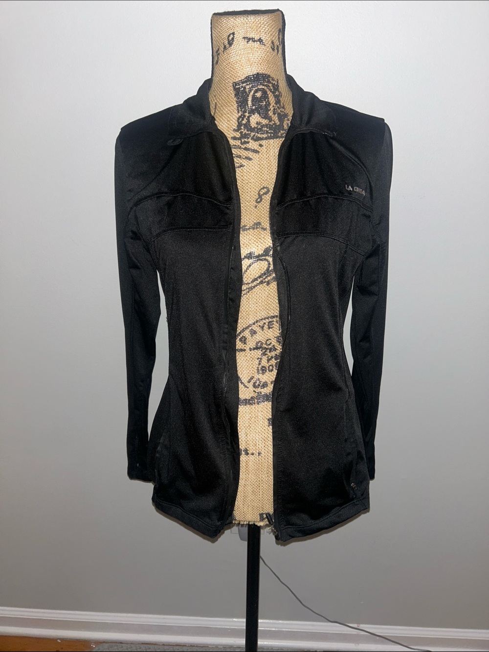 Women's Black Lightweight Zip-Front Jacket